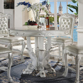 ACME Dresden Antique White Finish Dresden  Counter Height Table Model DN01703